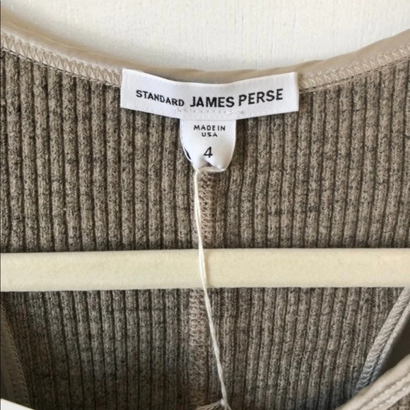 James Perse Ribbed Racerback Dress - Picture 5 of 8